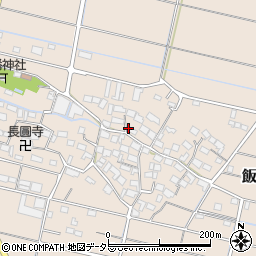 岐阜県養老郡養老町飯ノ木周辺の地図