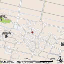 岐阜県養老町（養老郡）飯ノ木周辺の地図