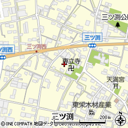 愛知県小牧市三ツ渕349周辺の地図