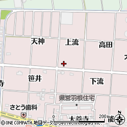愛知県一宮市千秋町浅野羽根上流25-5周辺の地図