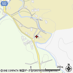 京都府綾部市上延町（打越）周辺の地図
