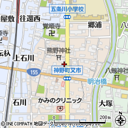愛知県岩倉市神野町（又市）周辺の地図