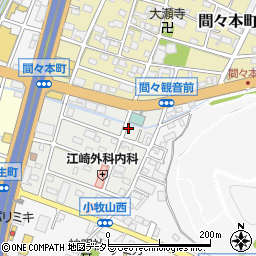愛知県小牧市曙町122-2周辺の地図