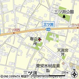 愛知県小牧市三ツ渕365周辺の地図