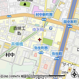 愛知県小牧市弥生町128周辺の地図