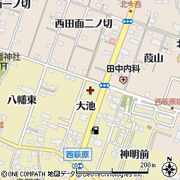 ファミリーマート一宮西萩原店周辺の地図
