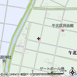 岐阜県羽島市上中町午北286周辺の地図
