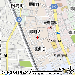 愛知県一宮市殿町2丁目62-1周辺の地図