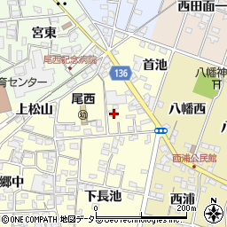 愛知県一宮市蓮池19周辺の地図