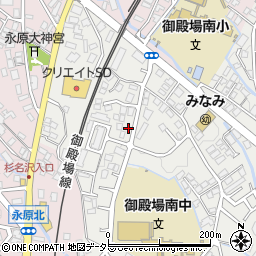 静岡県御殿場市萩原1278-19周辺の地図