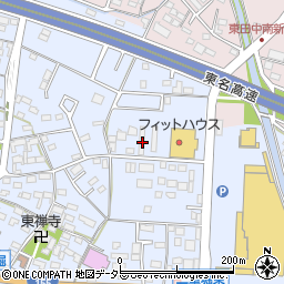 愛知県小牧市二重堀197周辺の地図