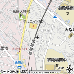 静岡県御殿場市萩原1289-8周辺の地図