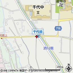千代橋周辺の地図