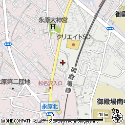静岡県御殿場市萩原1302-4周辺の地図