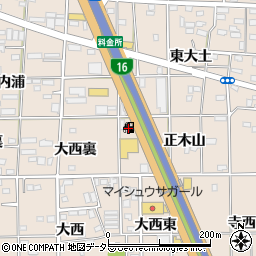 愛知県一宮市浅野正木山3周辺の地図