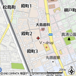 愛知県一宮市殿町2丁目53周辺の地図