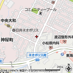 愛知県春日井市神屋町2298-432周辺の地図