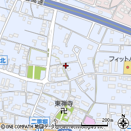愛知県小牧市二重堀537周辺の地図