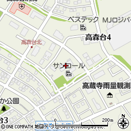 古川電装春日井工場周辺の地図