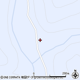 京都府京都市左京区久多上の町496周辺の地図