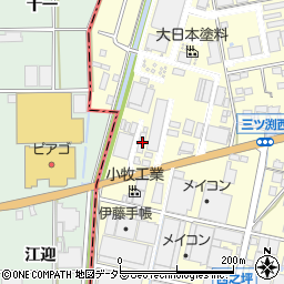 愛知県小牧市三ツ渕964周辺の地図