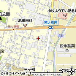 愛知県小牧市三ツ渕1704周辺の地図