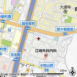 愛知県小牧市曙町113周辺の地図