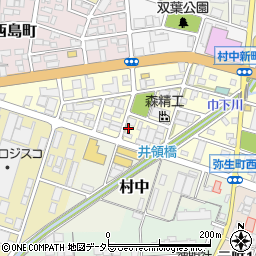 愛知県小牧市弥生町56-3周辺の地図