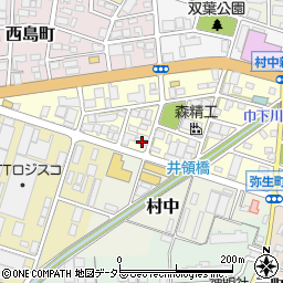 愛知県小牧市弥生町55周辺の地図