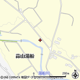 岡山県真庭市蒜山湯船434周辺の地図