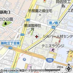雅秀書道　本部教室周辺の地図