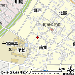 愛知県一宮市千秋町町屋南郷4周辺の地図