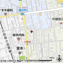 神奈川県小田原市中曽根47-1周辺の地図