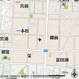 愛知県一宮市萩原町花井方一本松74-2周辺の地図