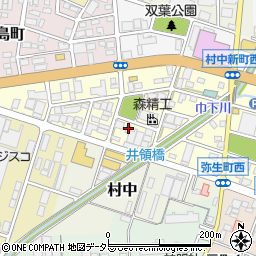 愛知県小牧市弥生町60周辺の地図