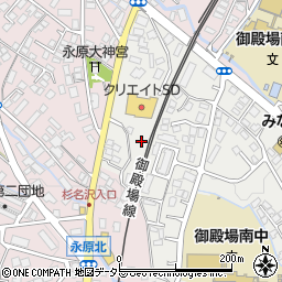 静岡県御殿場市萩原1287周辺の地図
