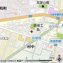 愛知県小牧市弥生町58周辺の地図