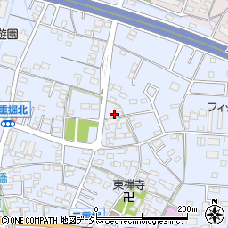 愛知県小牧市二重堀540周辺の地図