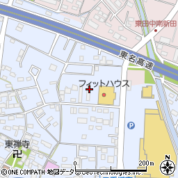 愛知県小牧市二重堀196-1周辺の地図