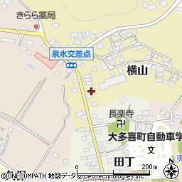 千葉県夷隅郡大多喜町横山1142-1周辺の地図