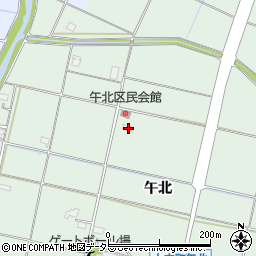 岐阜県羽島市上中町午北380周辺の地図