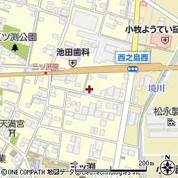 愛知県小牧市三ツ渕1705周辺の地図
