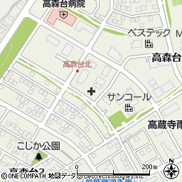 ハヤカワ製作所高蔵寺工場周辺の地図