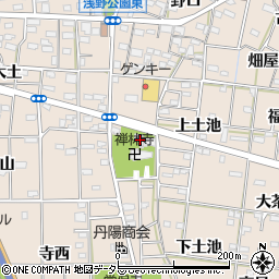 愛知県一宮市浅野前林15周辺の地図