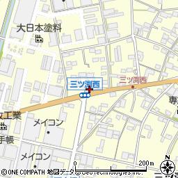 愛知県小牧市三ツ渕906周辺の地図