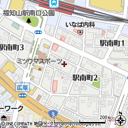 京都府福知山市駅南町周辺の地図