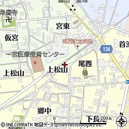 愛知県一宮市冨田宮東1722-1周辺の地図