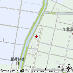 岐阜県羽島市上中町午北293周辺の地図