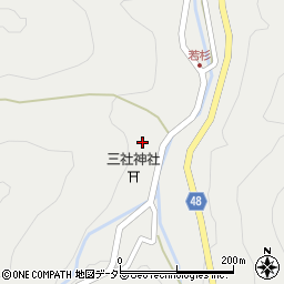 兵庫県養父市大屋町若杉406周辺の地図