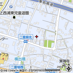 愛知県小牧市二重堀638周辺の地図